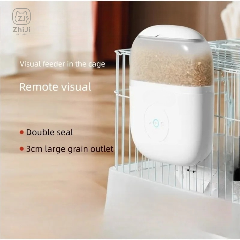 Pet Feeders - Cage Mounted Intelligent Timing Rabbit Feeder