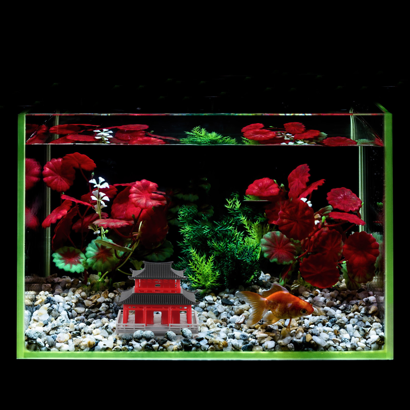 Chinese Ancient Pavilion Black - đánh giá và giá Aquarium