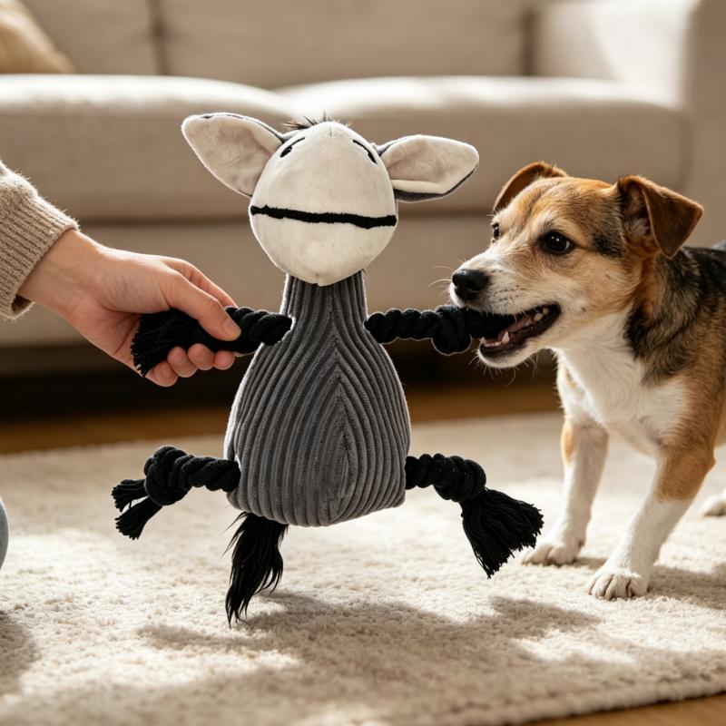 Pet Donkey Cartoon Plush Play  - đánh giá và giá Indestructible Dog Chew Toy
