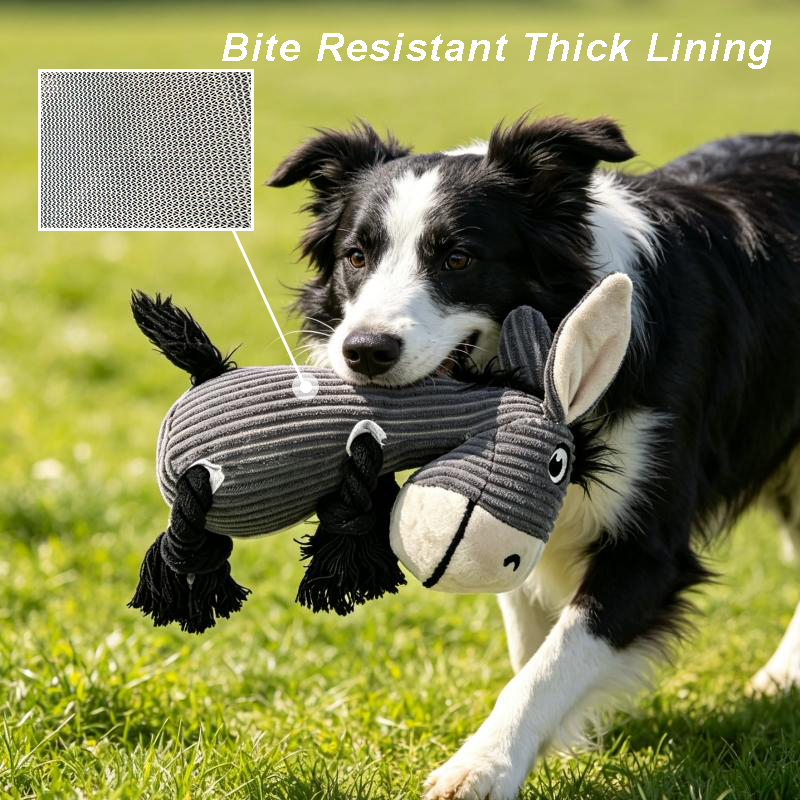 Pet Donkey Cartoon Plush Play  - đánh giá và giá Indestructible Dog Chew Toy