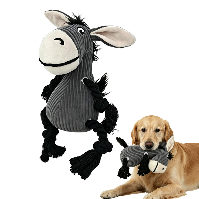 Pet Donkey Cartoon Plush Play  - đánh giá và giá Indestructible Dog Chew Toy