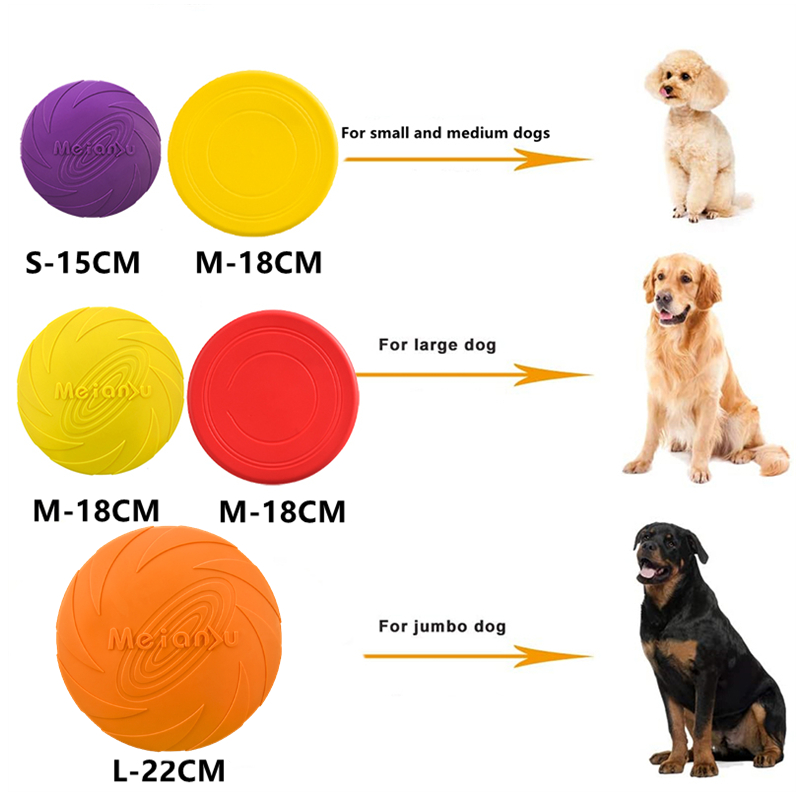 Interactive Silicone Flying Sa - đánh giá và giá Flying Disc Dog Training Toy
