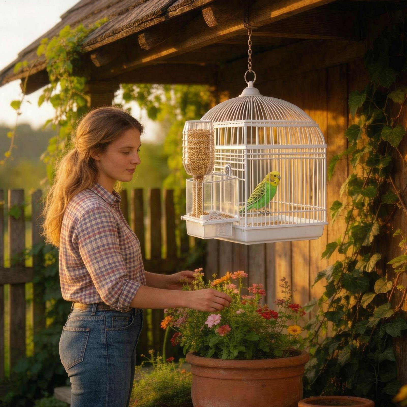 Automatic Bird Feeder For Cage - đánh giá và giá Pet Feeders