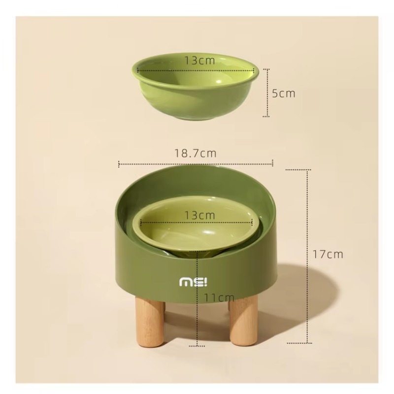 New Design Ceramic Raised Cat  - đánh giá và giá Pet Feeders