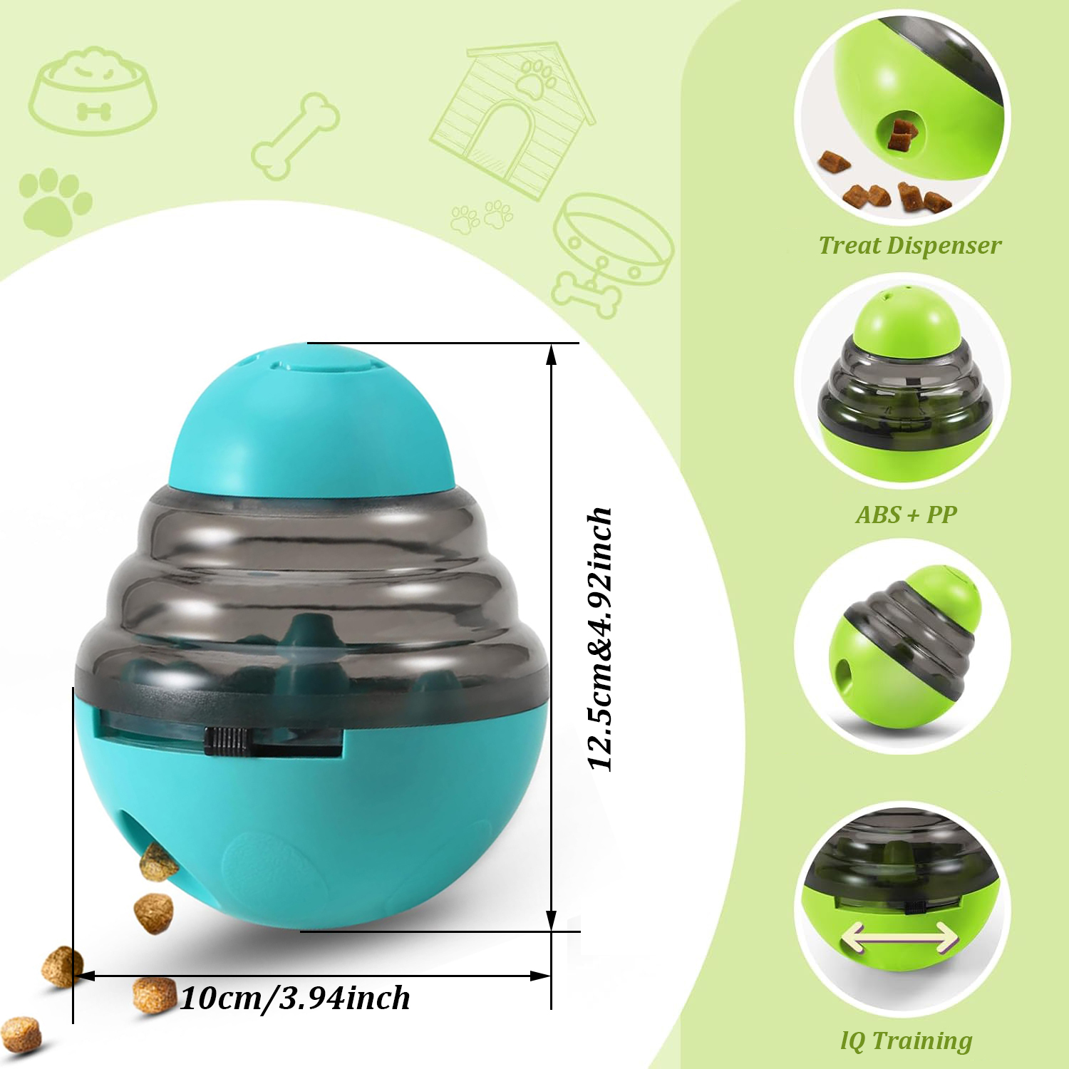 Dog Interactive Food Dispenser - đánh giá và giá Dog Puzzle Feeder Toy