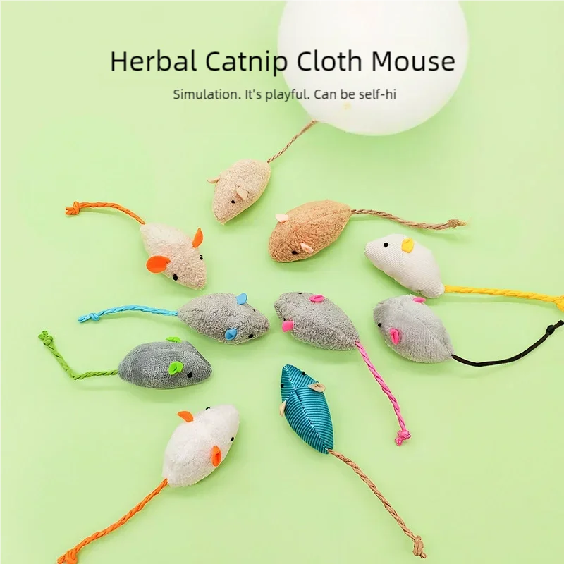 Pet Toy Catnip Mice Cats Toys  - đánh giá và giá Catnip Interactive Plush Mouse