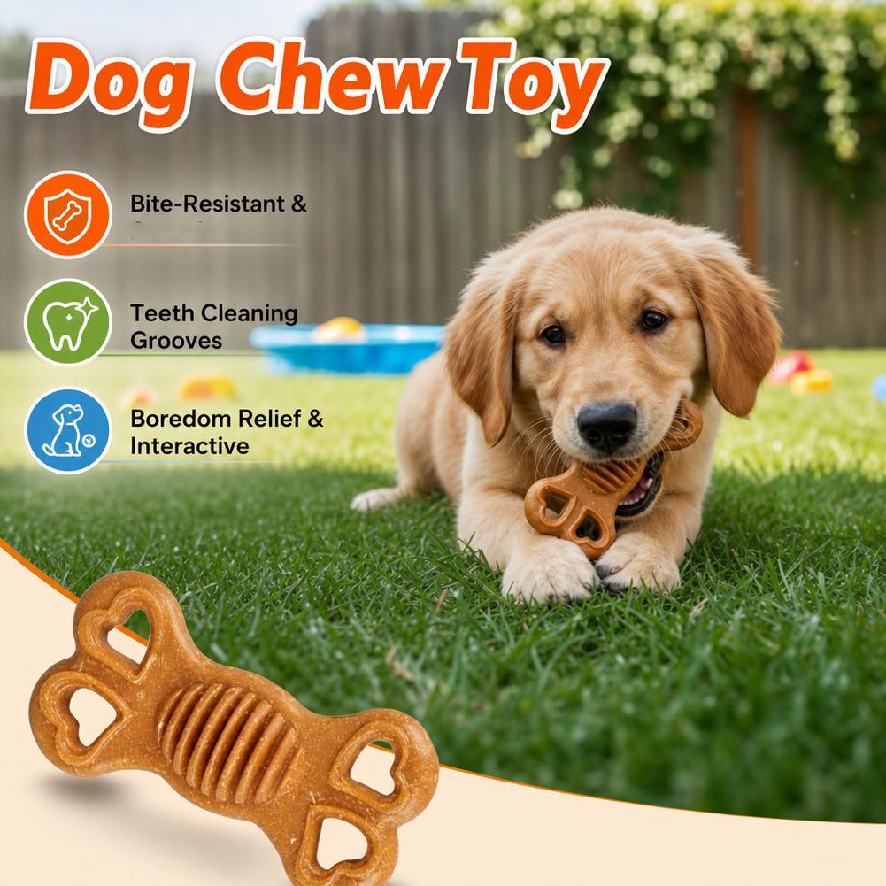 Indestructible Dog Chew Toy Bo - đánh giá và giá Teeth Cleaning Dog Chew Bone