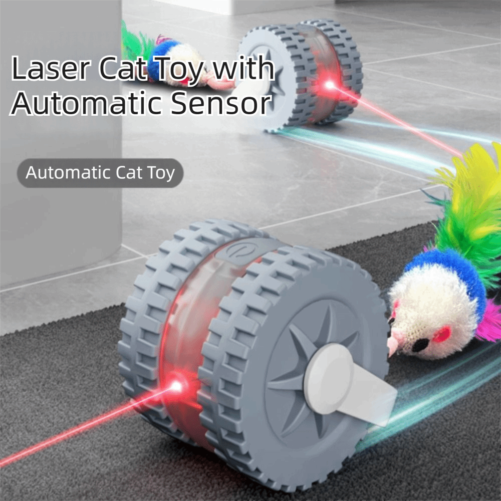 With Mouse Tail Infrared Laser - đánh giá và giá Laser Pointer Cat Toy Automatic