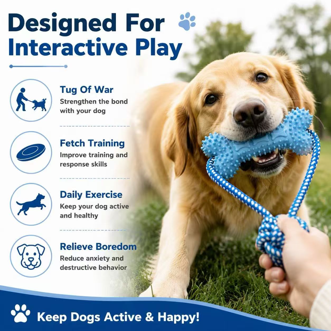 Dog Chew Toys for Aggressive C - đánh giá và giá Dog Rope Toy Aggressive Chewers