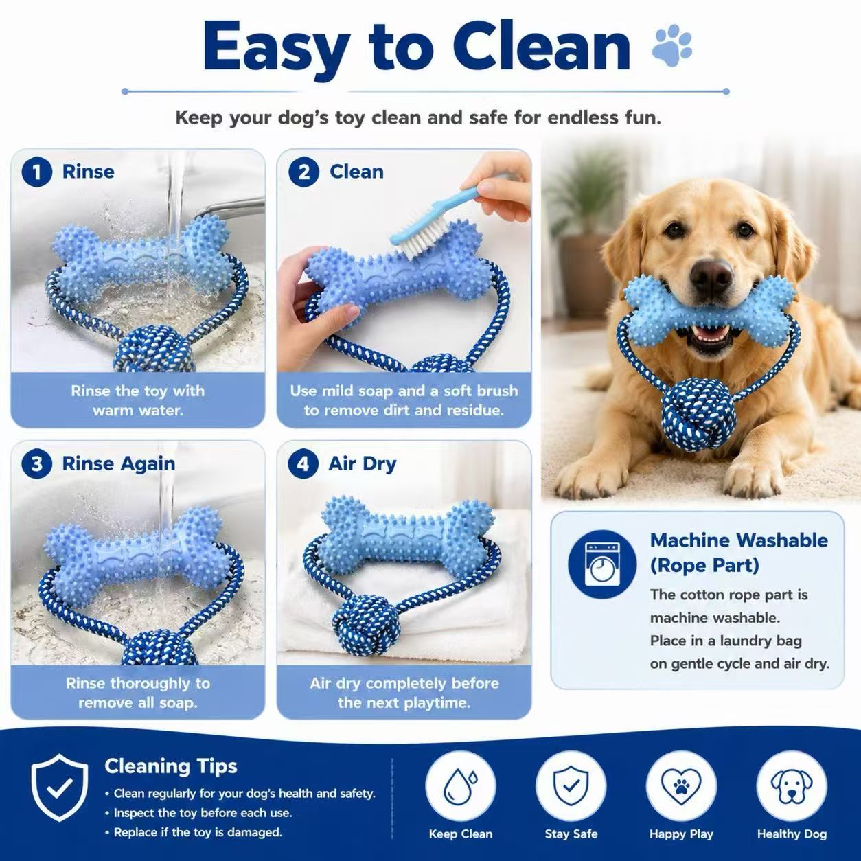 Dog Chew Toys for Aggressive C - đánh giá và giá Dog Rope Toy Aggressive Chewers